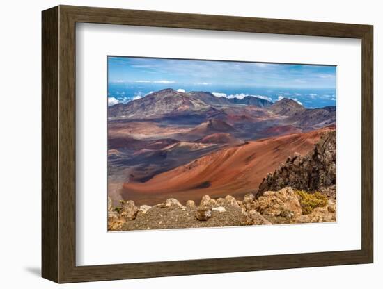 Haleakalä Volcano Crater on Maui Hawaii-Steve Boer-Framed Photographic Print