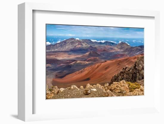 Haleakalä Volcano Crater on Maui Hawaii-Steve Boer-Framed Photographic Print