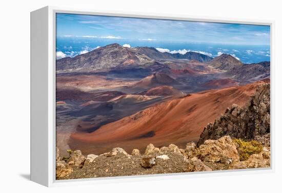 Haleakalä Volcano Crater on Maui Hawaii-Steve Boer-Framed Premier Image Canvas