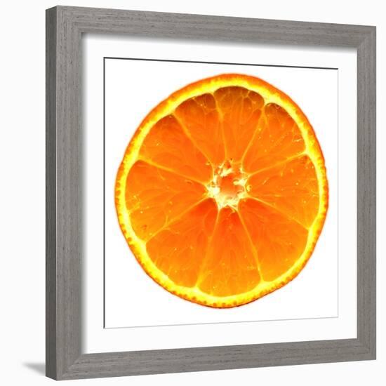 Half a Mandarin Orange-Steven Morris-Framed Photographic Print