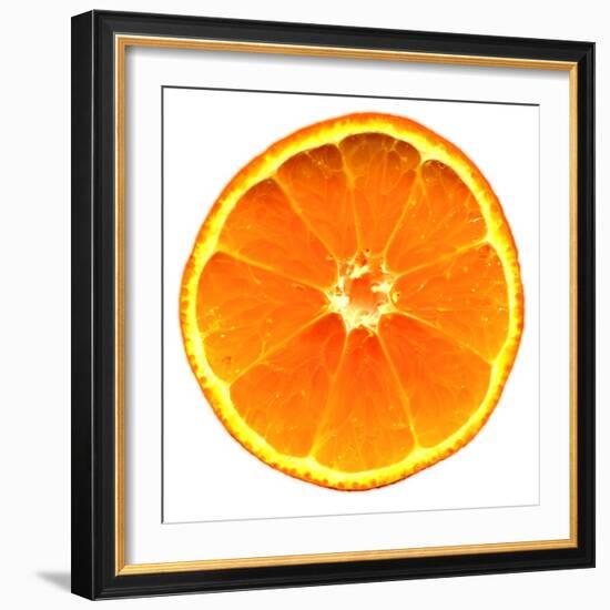 Half a Mandarin Orange-Steven Morris-Framed Photographic Print