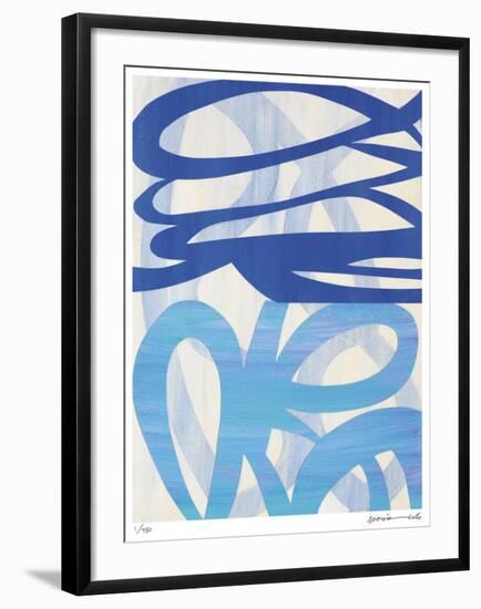 Half and Half 1-Maria Lobo-Framed Giclee Print