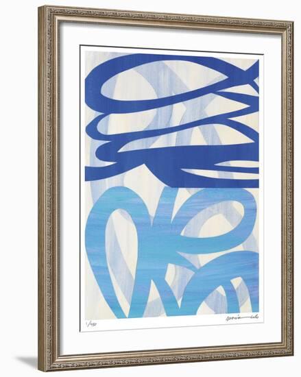 Half and Half 1-Maria Lobo-Framed Giclee Print