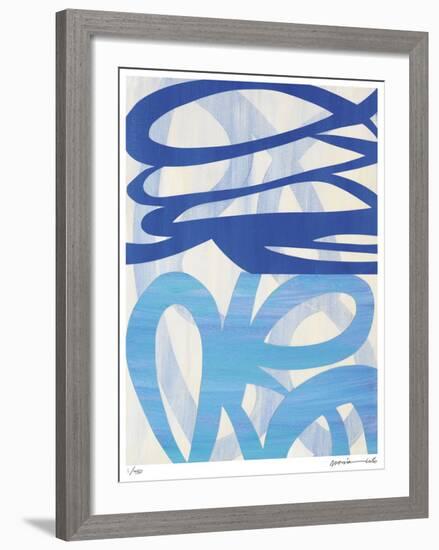 Half and Half 1-Maria Lobo-Framed Giclee Print