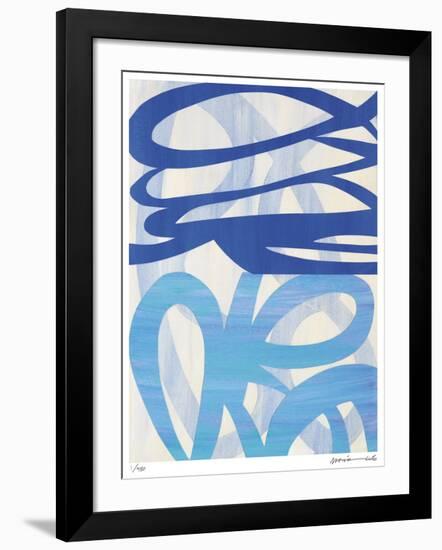 Half and Half 1-Maria Lobo-Framed Giclee Print