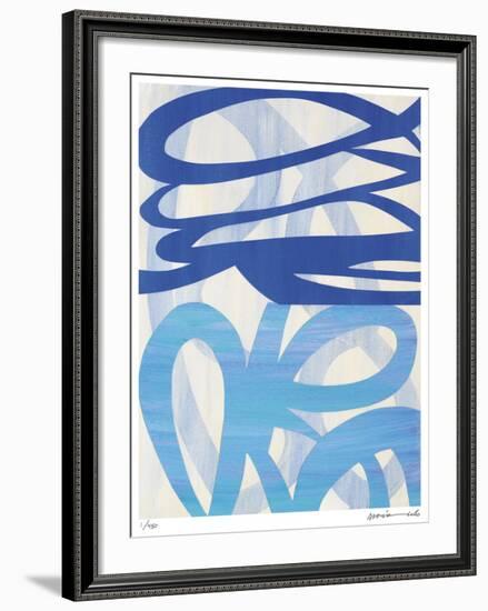 Half and Half 1-Maria Lobo-Framed Giclee Print