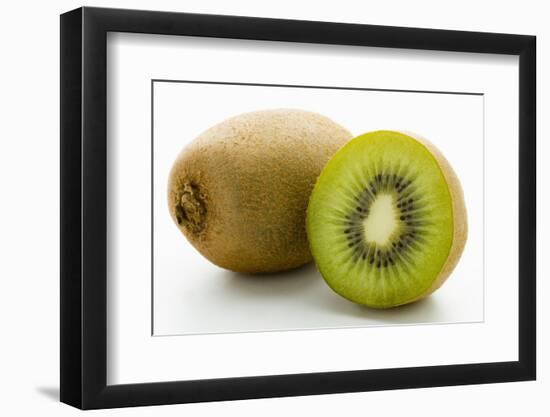 Half and Whole Kiwi Fruit-Greg Elms-Framed Photographic Print