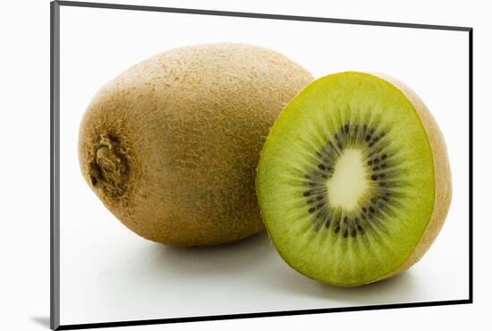 Half and Whole Kiwi Fruit-Greg Elms-Mounted Photographic Print