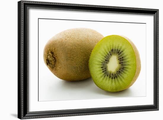 Half and Whole Kiwi Fruit-Greg Elms-Framed Photographic Print