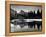 Half Dome Above River and Winter Snow, Yosemite National Park, California, USA-David Welling-Framed Premier Image Canvas