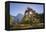 Half Dome and Elm Tree in Cooks Meadow, Yosemite Valley, California, USA. Autumn (October)-Adam Burton-Framed Premier Image Canvas