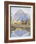 Half Dome and Mirror Lake, 1921-Gunnar Widforss-Framed Giclee Print
