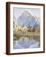 Half Dome and Mirror Lake, 1921-Gunnar Widforss-Framed Giclee Print