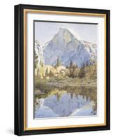 Half Dome and Mirror Lake, 1921-Gunnar Widforss-Framed Giclee Print