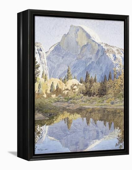 Half Dome and Mirror Lake, 1921-Gunnar Widforss-Framed Premier Image Canvas