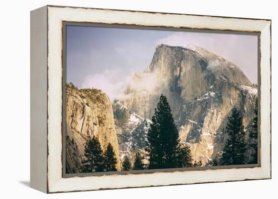 Half Dome and Wispy Clouds in Late Afternoon, Yosemite Valley-Vincent James-Framed Premier Image Canvas