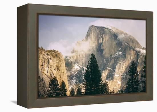 Half Dome and Wispy Clouds in Late Afternoon, Yosemite Valley-Vincent James-Framed Premier Image Canvas