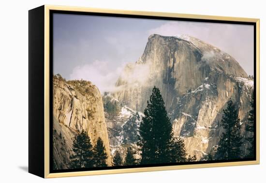 Half Dome and Wispy Clouds in Late Afternoon, Yosemite Valley-Vincent James-Framed Premier Image Canvas