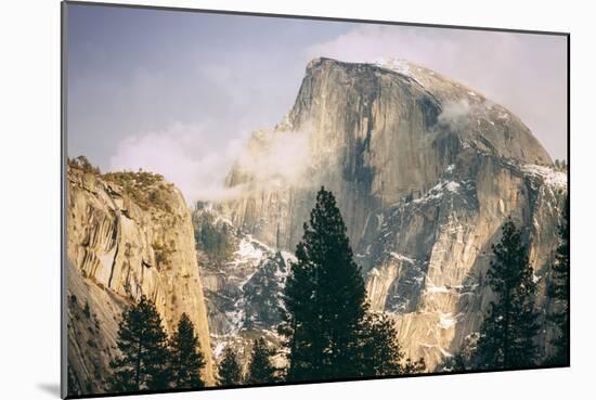 Half Dome and Wispy Clouds in Late Afternoon, Yosemite Valley-Vincent James-Mounted Photographic Print