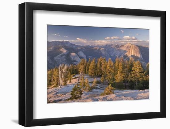 Half Dome and Yosemite Valley from Sentinel Dome, Yosemite National Park, California, USA. Spring (-Adam Burton-Framed Photographic Print