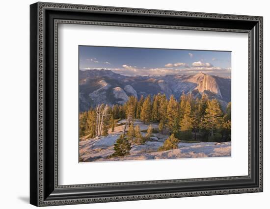 Half Dome and Yosemite Valley from Sentinel Dome, Yosemite National Park, California, USA. Spring (-Adam Burton-Framed Photographic Print