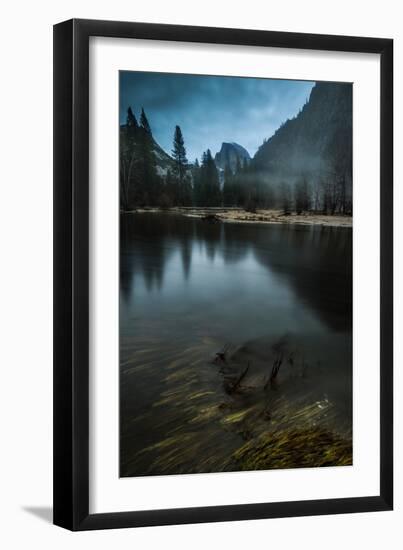 Half Dome At Night Yosemite National Park-Daniel Kuras-Framed Photographic Print