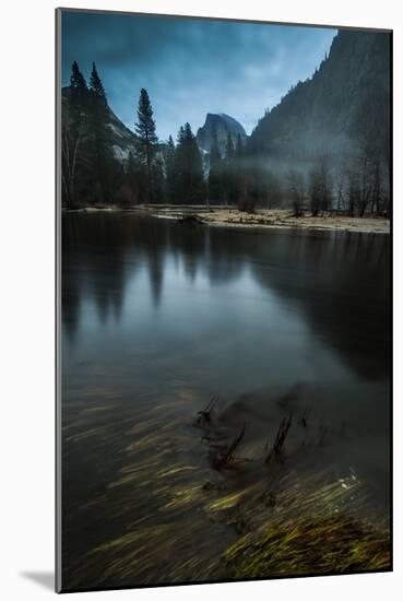 Half Dome At Night Yosemite National Park-Daniel Kuras-Mounted Photographic Print