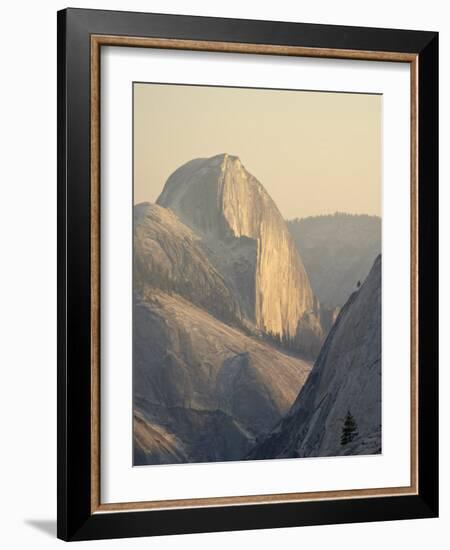 Half Dome at Sunset, Olmsted Point, Yosemite National Park, California, USA-James Hager-Framed Photographic Print