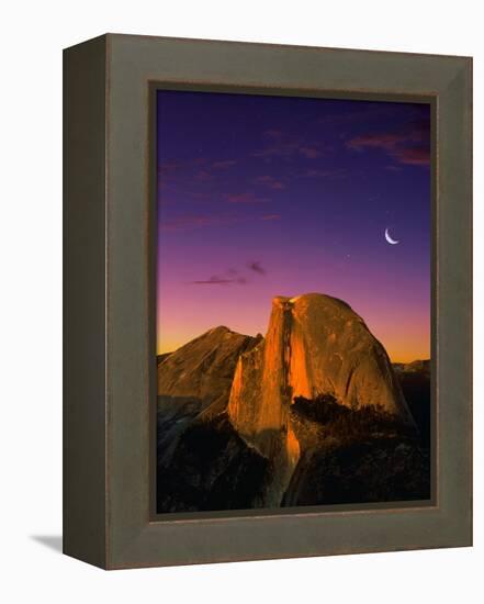 Half Dome at Twilight-Bill Ross-Framed Premier Image Canvas