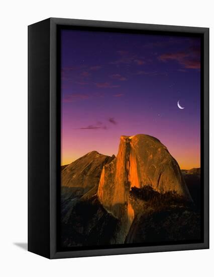 Half Dome at Twilight-Bill Ross-Framed Premier Image Canvas