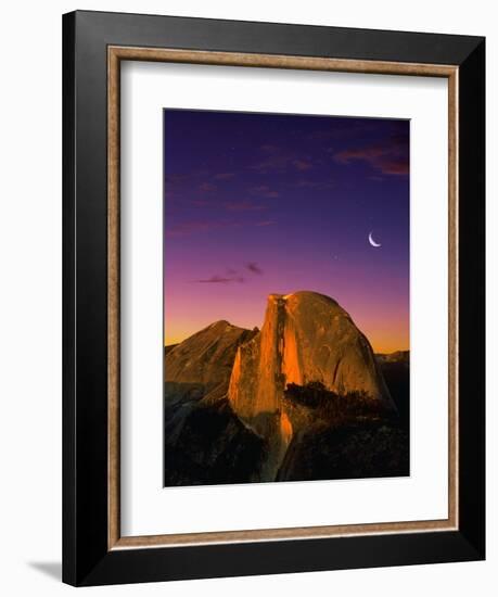 Half Dome at Twilight-Bill Ross-Framed Photographic Print