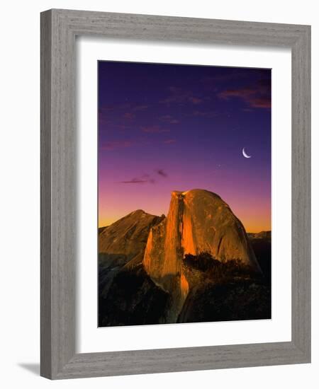 Half Dome at Twilight-Bill Ross-Framed Photographic Print