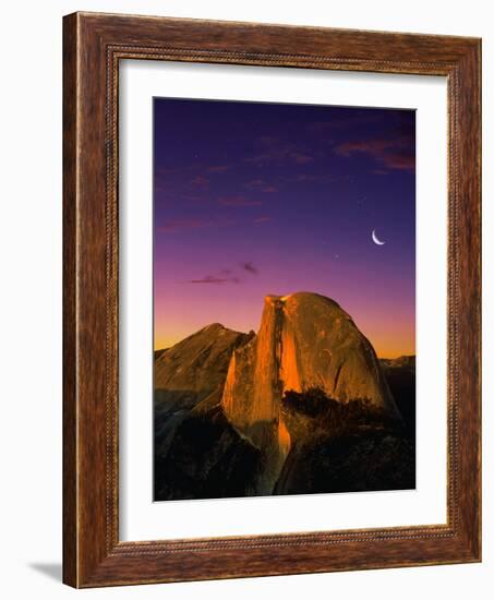 Half Dome at Twilight-Bill Ross-Framed Photographic Print