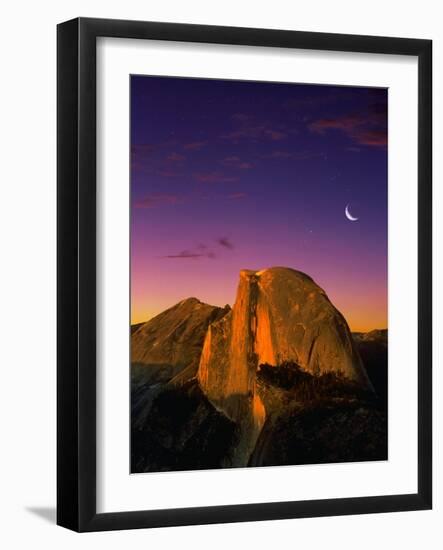 Half Dome at Twilight-Bill Ross-Framed Photographic Print