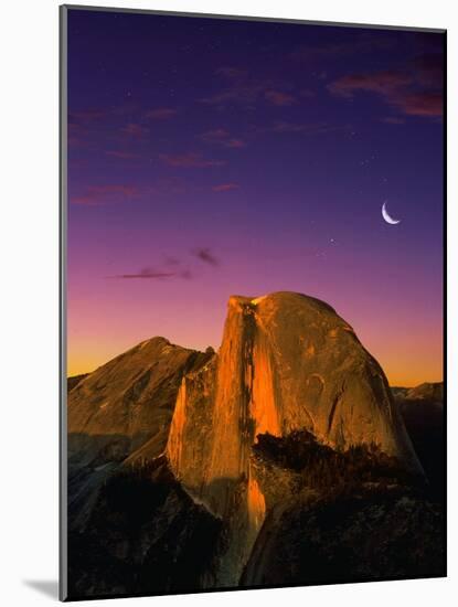 Half Dome at Twilight-Bill Ross-Mounted Photographic Print