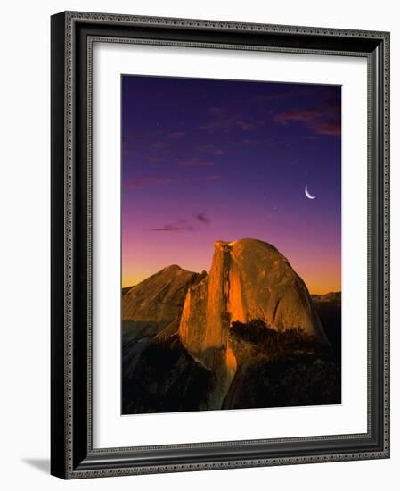 Half Dome at Twilight-Bill Ross-Framed Photographic Print