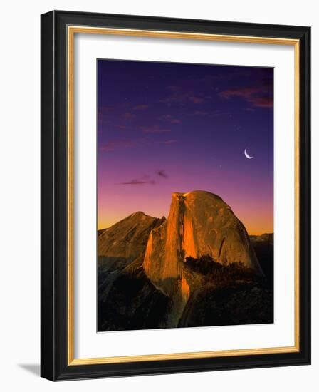 Half Dome at Twilight-Bill Ross-Framed Photographic Print