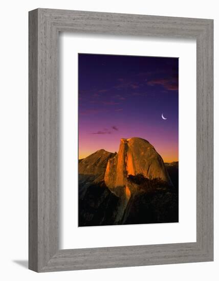 Half Dome at Twilight-Bill Ross-Framed Photographic Print