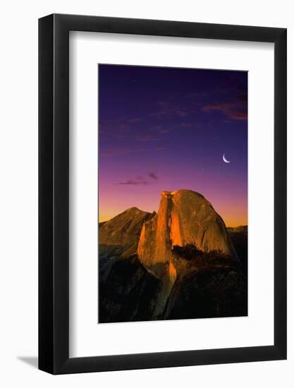 Half Dome at Twilight-Bill Ross-Framed Photographic Print