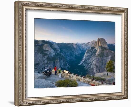 Half Dome From Glacier Point, Yosemite National Park, California, USA-Alan Copson-Framed Photographic Print