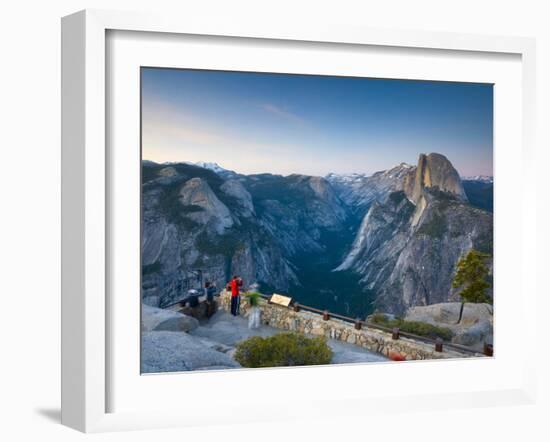 Half Dome From Glacier Point, Yosemite National Park, California, USA-Alan Copson-Framed Photographic Print