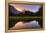 Half Dome Morning Light Beam and Reflection, Cooks Meadow, Yosemite Valley-Vincent James-Framed Premier Image Canvas