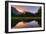 Half Dome Morning Light Beam and Reflection, Cooks Meadow, Yosemite Valley-Vincent James-Framed Photographic Print