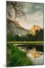 Half Dome Reflection at Cook's Meadow, Yosemite Valley-Vincent James-Mounted Photographic Print