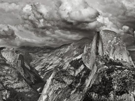 Half Dome Under Storm Yosemite Nat L Park Unesco World Heritage Site Yosemite California Usa Photographic Print By Antonio Busiello Art Com