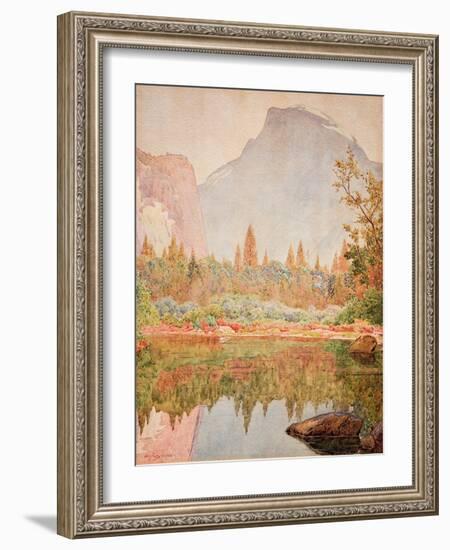 Half Dome, Yosemite, 1926-Gunnar Widforss-Framed Giclee Print