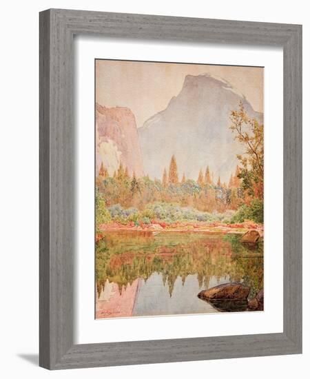 Half Dome, Yosemite, 1926-Gunnar Widforss-Framed Giclee Print