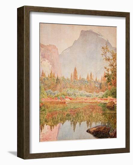 Half Dome, Yosemite, 1926-Gunnar Widforss-Framed Giclee Print