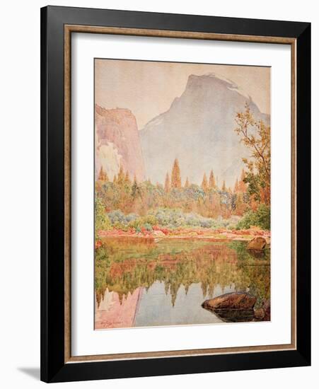 Half Dome, Yosemite, 1926-Gunnar Widforss-Framed Giclee Print