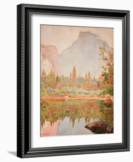Half Dome, Yosemite, 1926-Gunnar Widforss-Framed Giclee Print